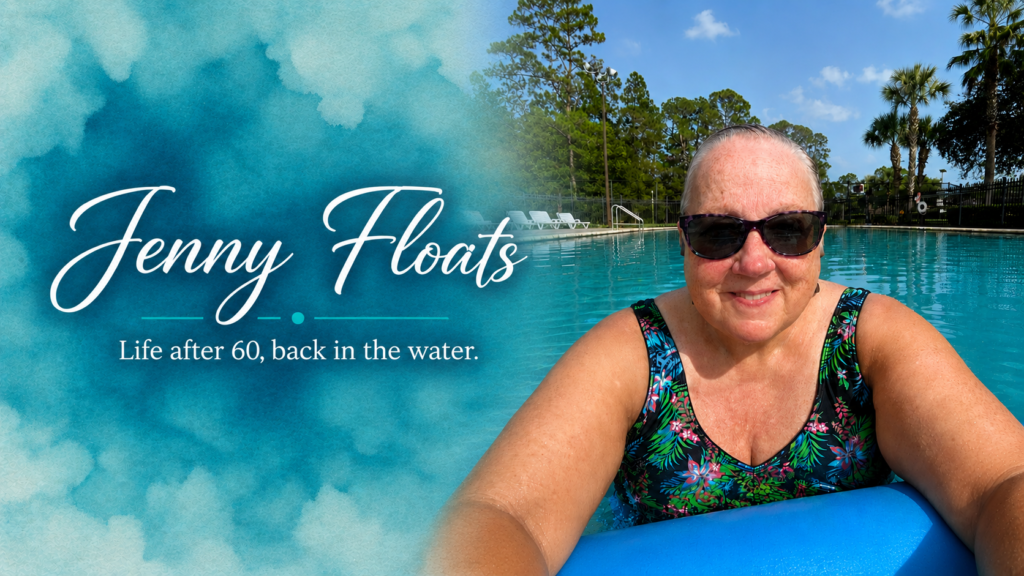 Jenny Floats at the pool