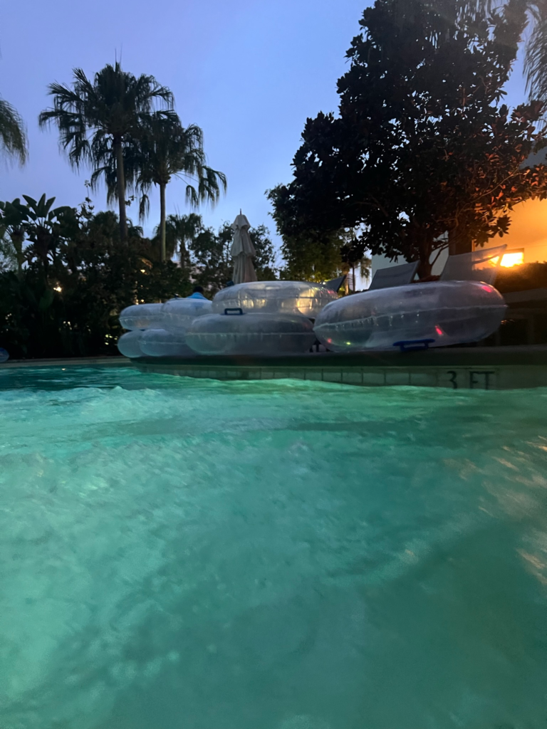 inner tubes at lazy river