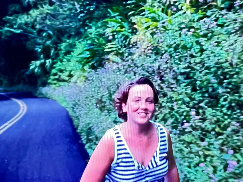 Young jenny on a hike